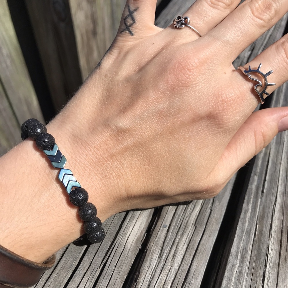 CUSTOM Blue Hematite Vitality Bracelet